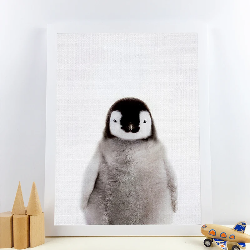 Penguin Canvas Prints Nursery Decoration