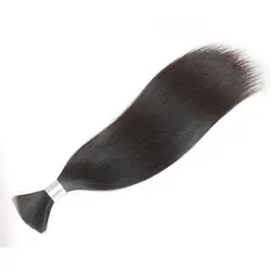 Ребекка бразильского Реми прямо массового человеческого волоса для плетения 1 Комплект Бесплатная Доставка от 10 до 30 дюймов натуральный