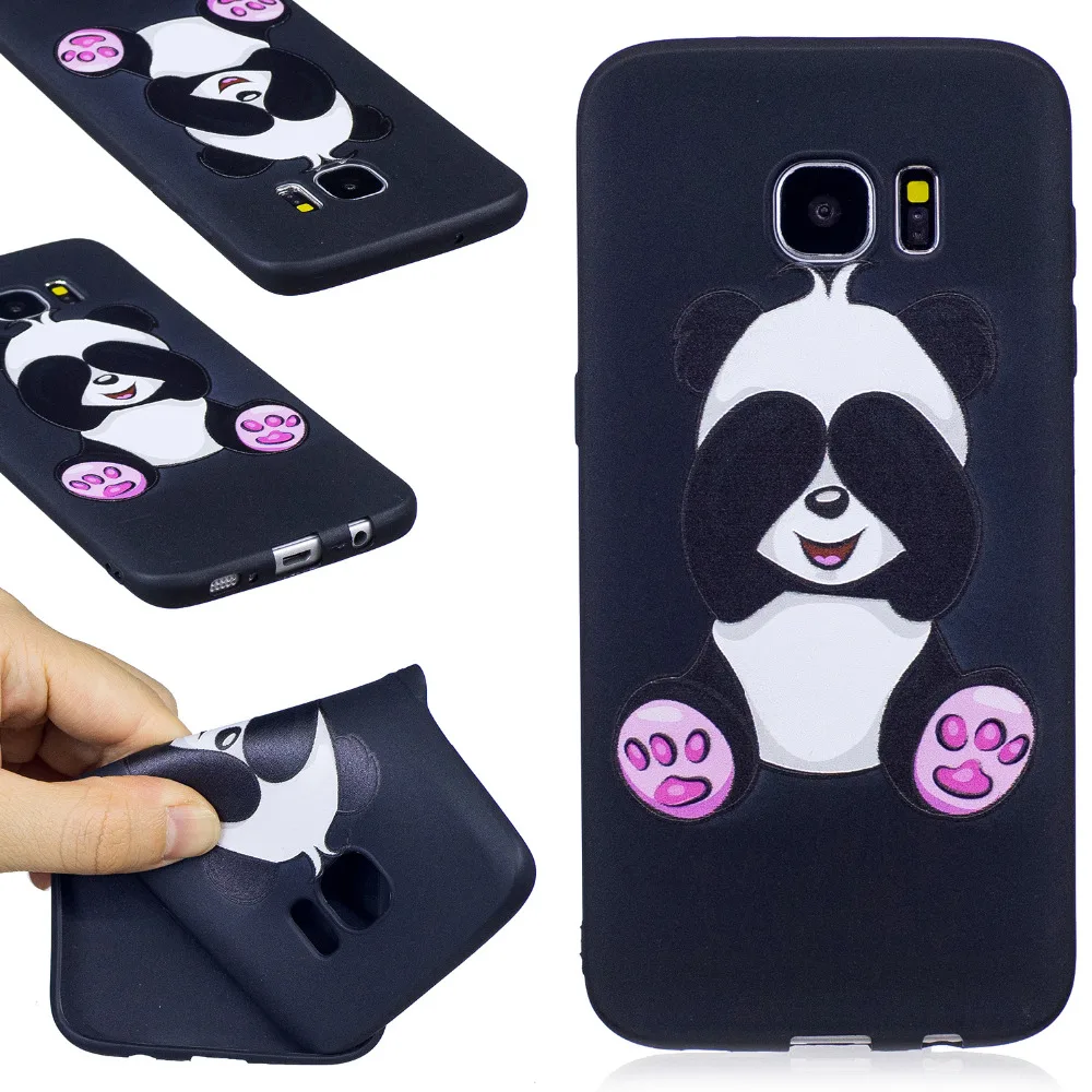 szHAIyu Anti knock For Samsung S7 phone case 3D Colorful Cute Cartoon