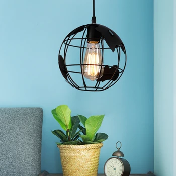 

New Modern Creative Arts Hallway Lamp Scandinavian Minimalist Single-head Earth Pendant Light For Cafe Bar Restaurant Bedroom