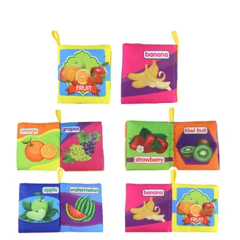 

Cloth Baby Book Intelligence Development Educational Toy Soft Cloth Learning Cognize Books For 0-12 Months Kids Book