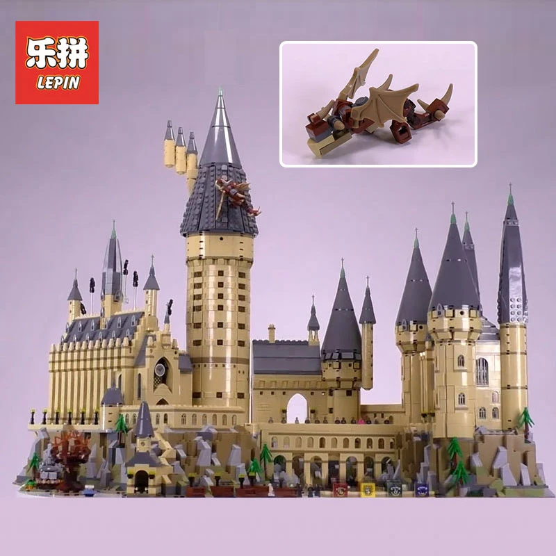 

Lepin 16060 6742Pcs Hogwars Castle Sets Model Building Kits Blocks Bricks Educational Toys For Children Compatible Legoing 71043