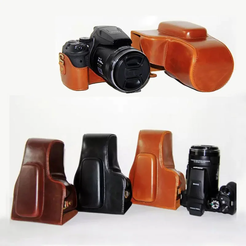 Чехол-сумка из искусственной кожи для камеры Nikon Coolpix P900s, сумка для цифровой камеры P900