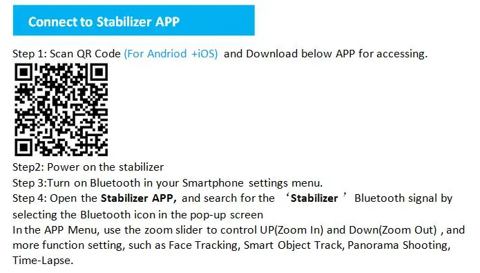 3Axis Handheld Gimbal Stabilizer with Power Bank Free APP for Face Recognition Object Tracking Delay Shooting Intelligent Beauty_19