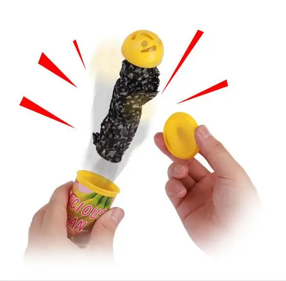 

2017 New Novelty Tricky Funny Magic Candy Jar Jump Out Jar Voice Strange Jar Practical Jokes fidget Prank Maker Jokes Gags Toys