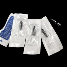 100 шт. наконечники игл для татуажа черный 1R колпачки для игл для перманентного макияжа Dragon/мозаика/merlin тату-машинок