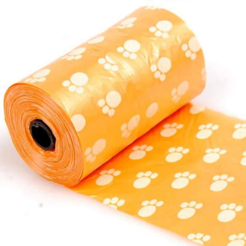 3 шт./компл. милые и практичные пластиковые красочные мешки для уборки за домашними животными легко носить с собой цвета отправляются случайным образом