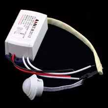 IR Infrared Module Body Sensor Intelligent Light Motion Sensing Switch High Quality 200W 220V Body Switch White Dropshipping