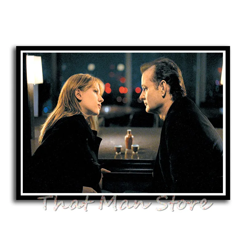 Lost in Translation Movie Home декоративная живопись белая крафт-бумага Плакат 42X30 см