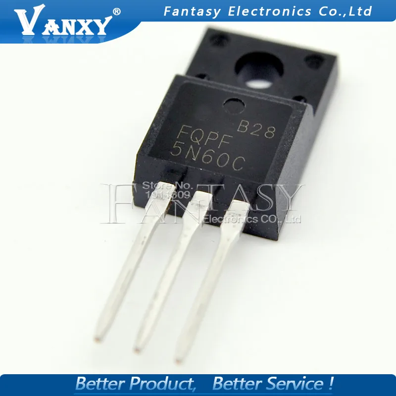 10 шт. FQPF5N60C TO-220F FQPF5N60 5N60C 5N60 TO220-220 MOS полевой транзистор