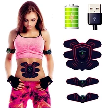 Abdominal Muscle Trainer Fitness Machine Electric Weight Loss Massager USB Recharge Belly Leg Arm Toning Gear Workout Equipment