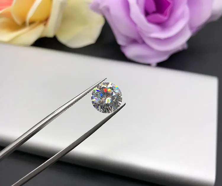 

Test Positive Lab Grown White Loose Moissanite Stone F Color 9mm VS1 Clarity Beads