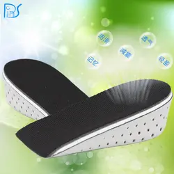 Новое поступление для мужчин женщин унисекс Memory Foam Увеличение Высота высокие Полустельки обувь Вставки подушки колодки оптовая продажа