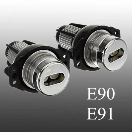 ヾ ノ2pcs ultra bright 7000k white ᗔ led led angel eye bmw 325i light bulb holder