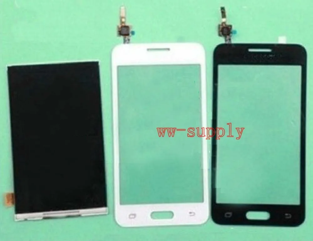 Prix pour A + + LCD Display + Avant Écran Tactile En Verre Digitizer Panneau Capteur Pour Samsung Galaxy Core 2 SM-G355H/DS G355H + Adhésif + Kits Prix pour A + + LCD Display + Avant Écran Tactile En Verre Digitizer Panneau Capteur Pour Samsung Galaxy Core 2 SM-G355H/DS G355H + Adhésif + Kits