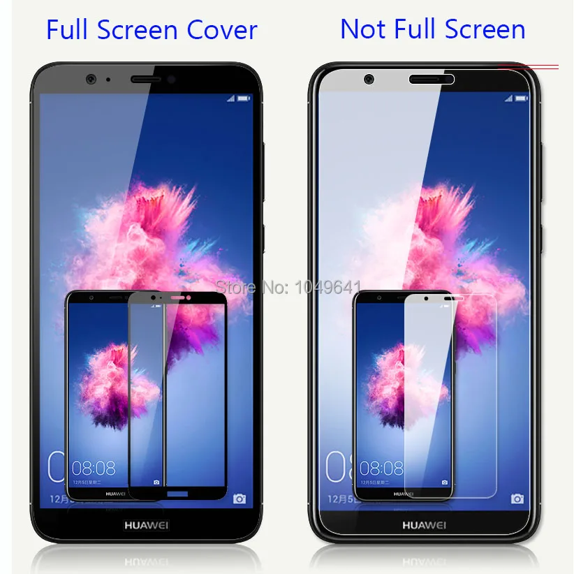 KHW1772_6_High Quality 2.5D Full Screen Cover Tempered Glass Screen Protector for Huawei P Smart 5.65 inch