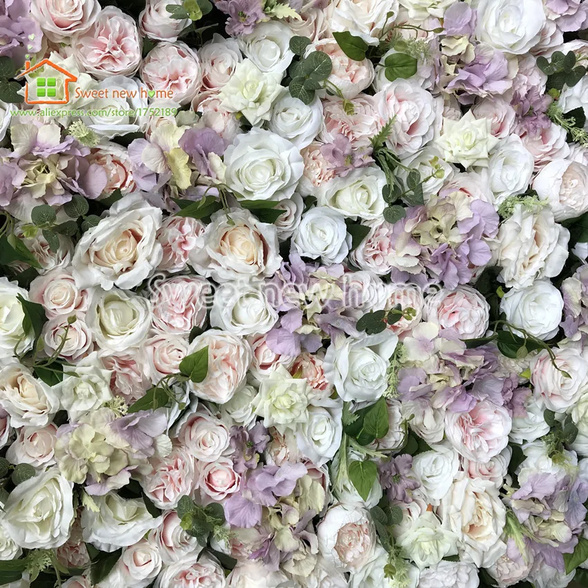 

3D Artificial Silk Rose Flower Wall And Table Runner for Wedding Party Backdrop Arch Table Row Decoration DIY