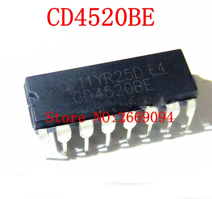 10 шт./20 шт. CD4520BE CD4520BD DIP16 HCF4520BE HEF4520BP CD4520 DIP новые и оригинальные IC Бесплатная