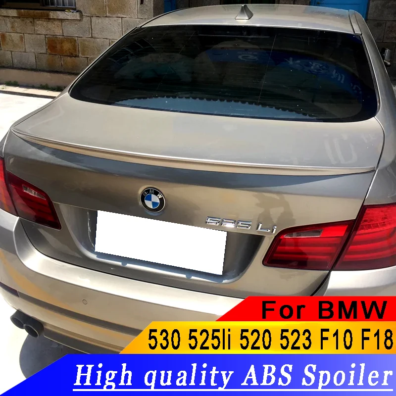 Best For BMW 530 525li 520 523 F10 F18 to up Universal high quality ABS material Primer or white or black DIY paint spoiler