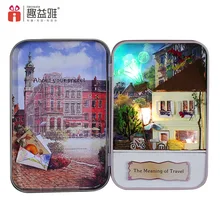 T003 железный ящик DIY Кукольный дом Миниатюрный Кукольный домик игрушечная мебель Miniatura игрушечная мебель- путешествия смысл