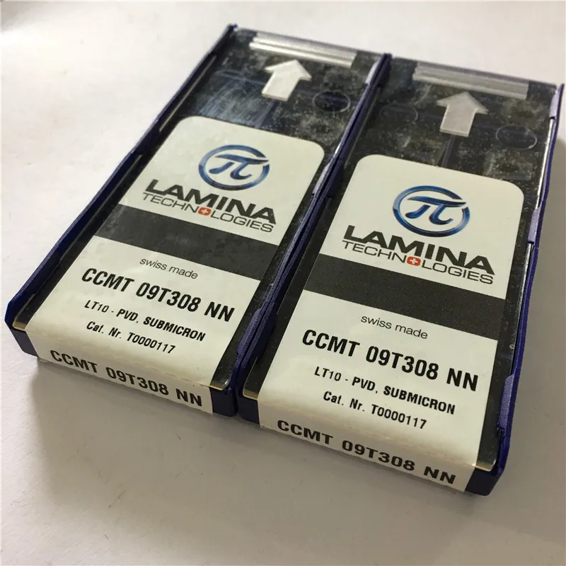 CCMT09T308-NN LT10 100% Original LAMINA carbide