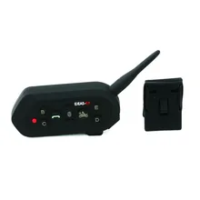 2pcs Ejeas E6 Motorcycle Intercom VOX BT Headset Helmet Interphone Bluetooth Intercom for 6 Riders 1200M vnetphone v2 1200m bluetooth motorcycle helmet interphone 2 riders bt walkie talkie for skiing cycling helmet