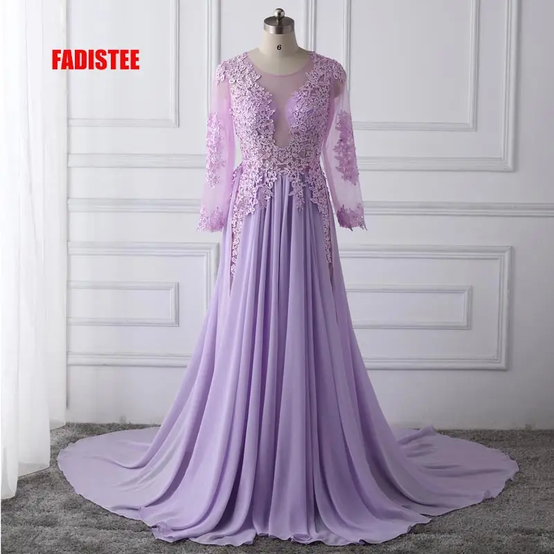 FADISTEE New arrival elegant party evening dresses Long prom formal dress bling beads luxury lace A-line long floor length gown