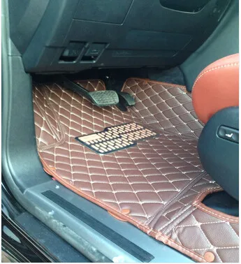 Хорошее качественные маты! Специальные автомобильные коврики для Toyota Land Cruiser 100 2007-1998 5 мест водонепроницаемые ковры
