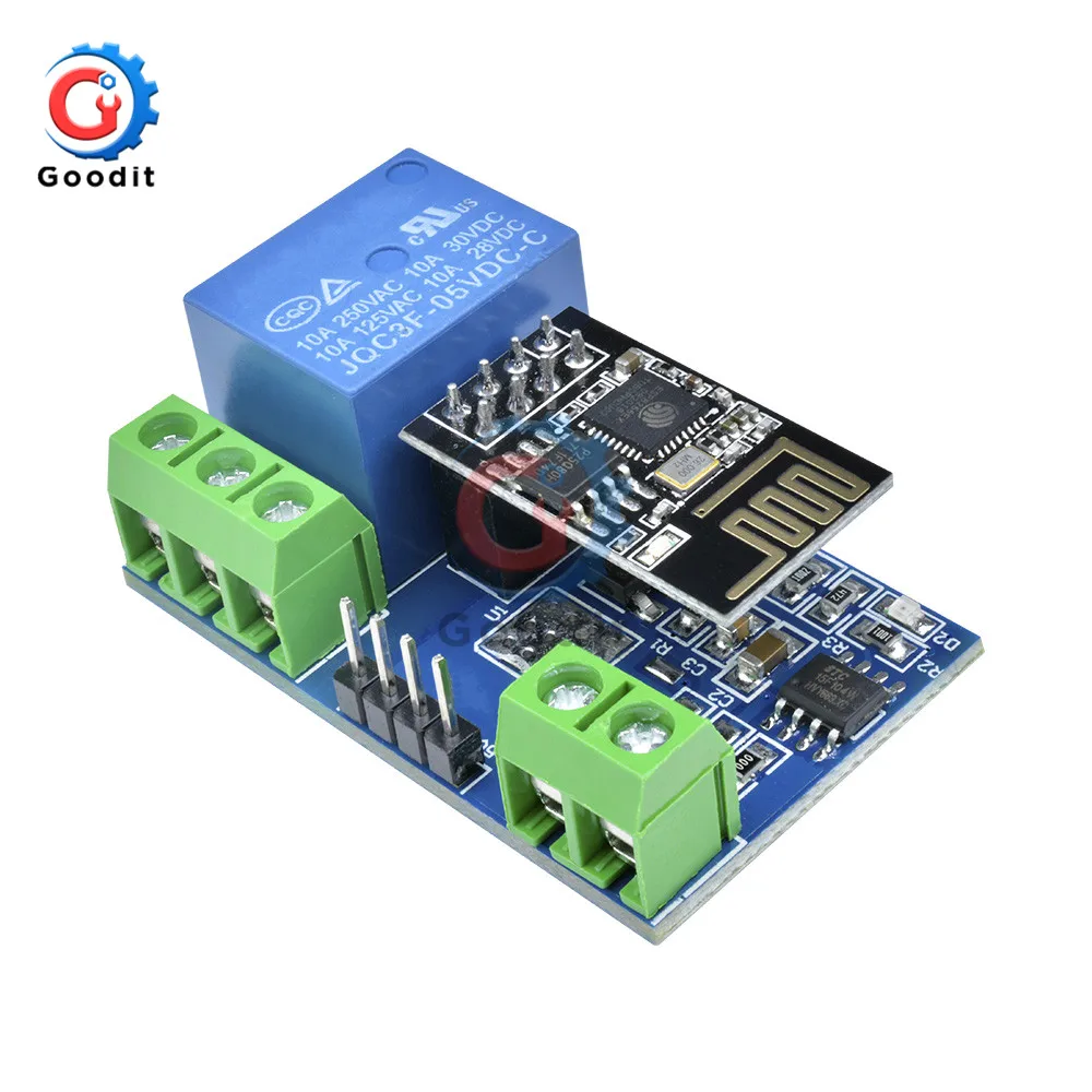 5 в 1 канал релейный модуль на основе ESP8266 ESP-01S ESP01S WIFI Беспроводная плата для умного