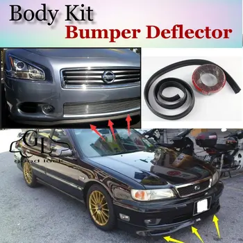 

Bumper Lip Deflector For Nissan Cefiro A33 J31 J32 L33 Front Spoiler Skirt For TopGear Friends Tuning View / Body Kit / Strip