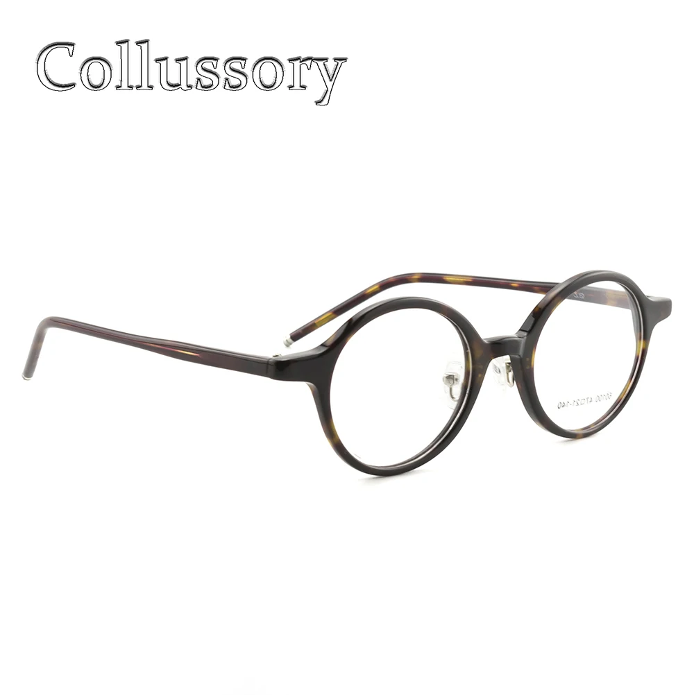 Men Women Eyeglasses Frames Round Vintage Retro Optical Eyewear