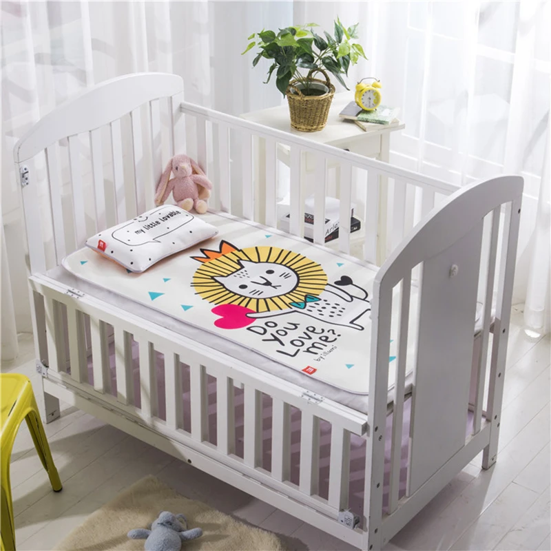 

Boys Girls Bedding Cotton Blanket Infant Cartoon Portable Nest Removeable Cushion Newborn Cotton Pad For 0-24 Months