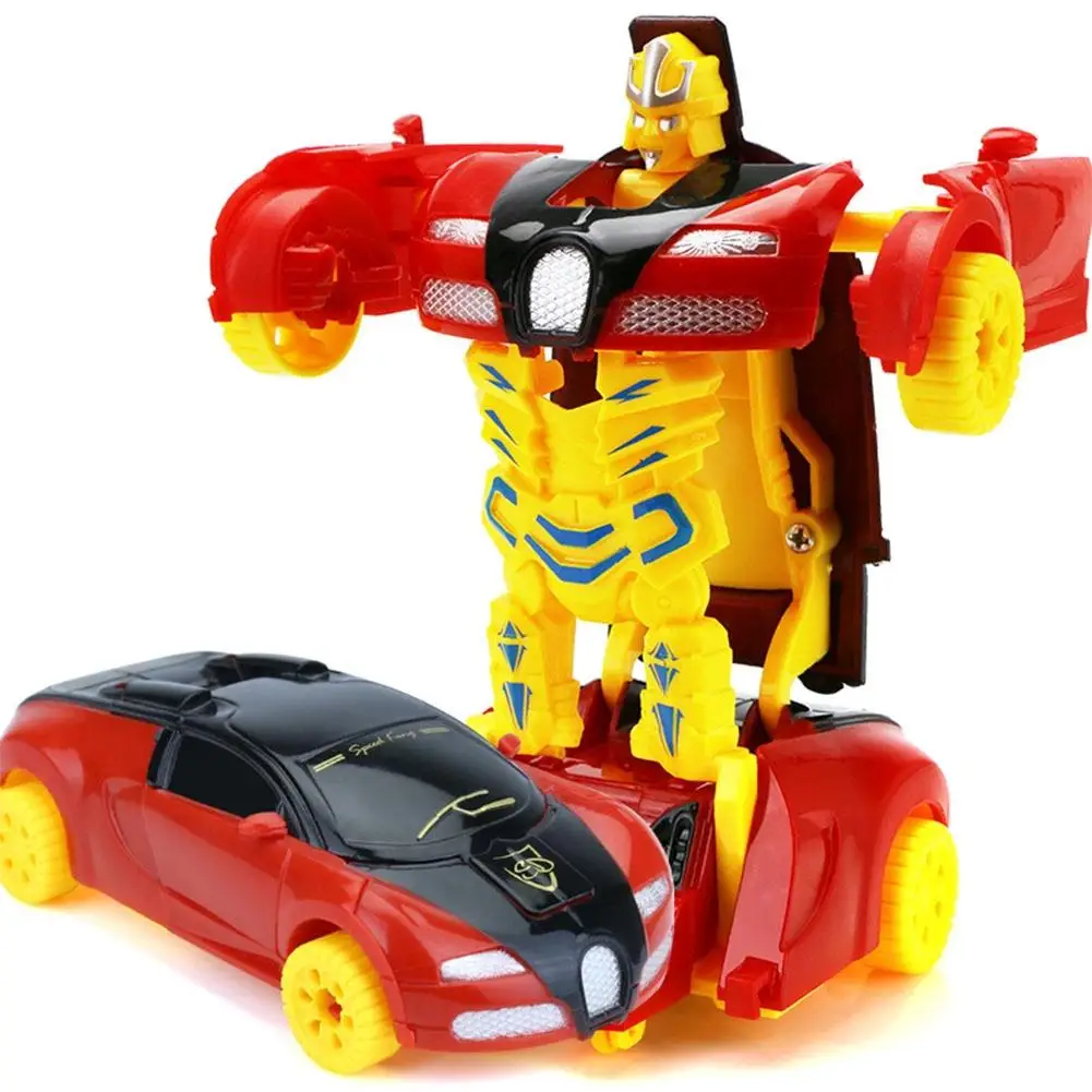 LeadingStar Мини мультфильм деформации автомобиля инерционная роботы-трансформеры игрушечные лошадки для детей zk25