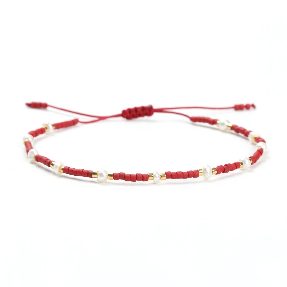

Shinus 100pcs/lot MIYUKI Bracelets Woven Women Bracelet Miyuki Delica Beads Woven Mujer Pulsera Friendship Rope Handmade Jewelry
