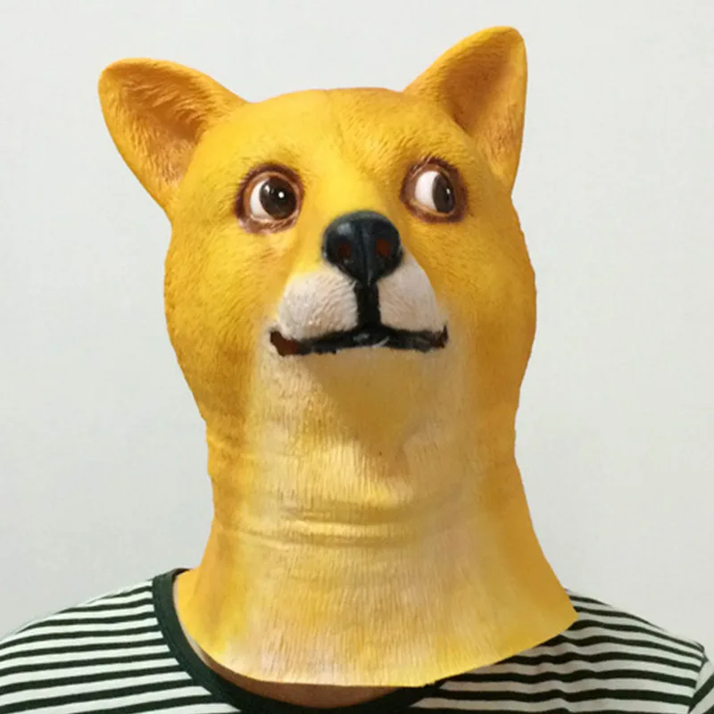 

Nightclub tricky watch dogs mask Halloween latex head hood Costume Carnival April Fool 's Day Masquerade La Semana Santa Cosplay
