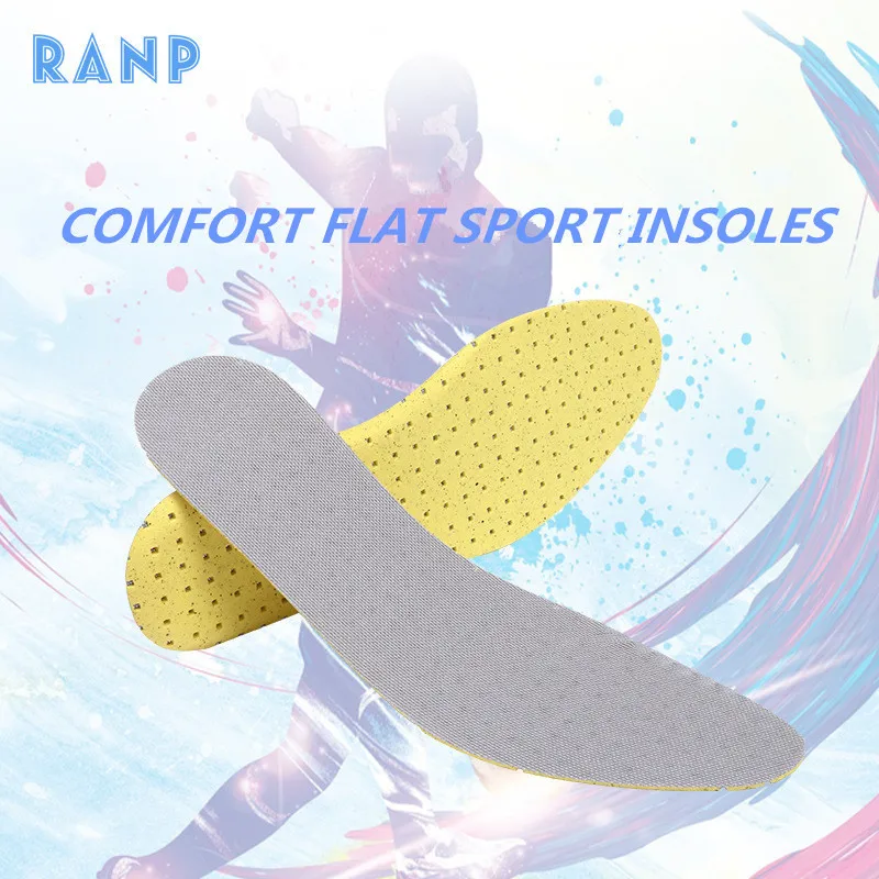 

RANP Light Weight Memory Foam Running Sport Anti-Slip Shock Absorption Pads Arch Support Orthopedic Air Cushion Insert Insoles