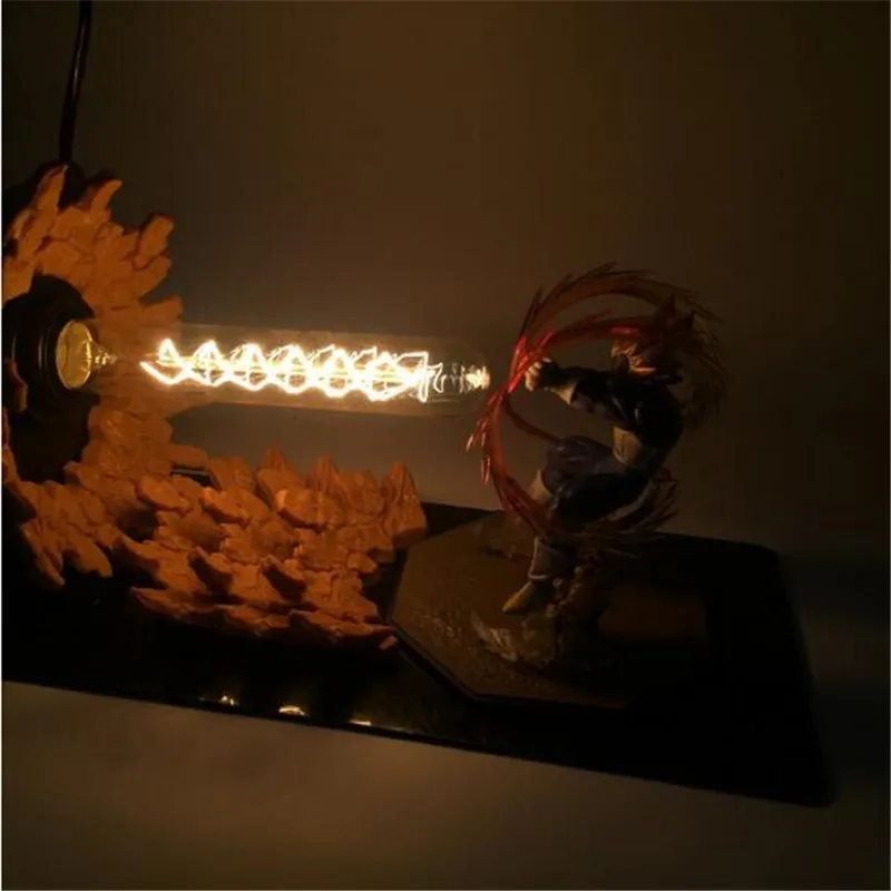

110V Dragon Ball Z Son Goku Led Night Light DBZ Attack Anime Dragon Ball Z Goku Super Saiyan DBZ Led Table Lamp 220V EU US Plug