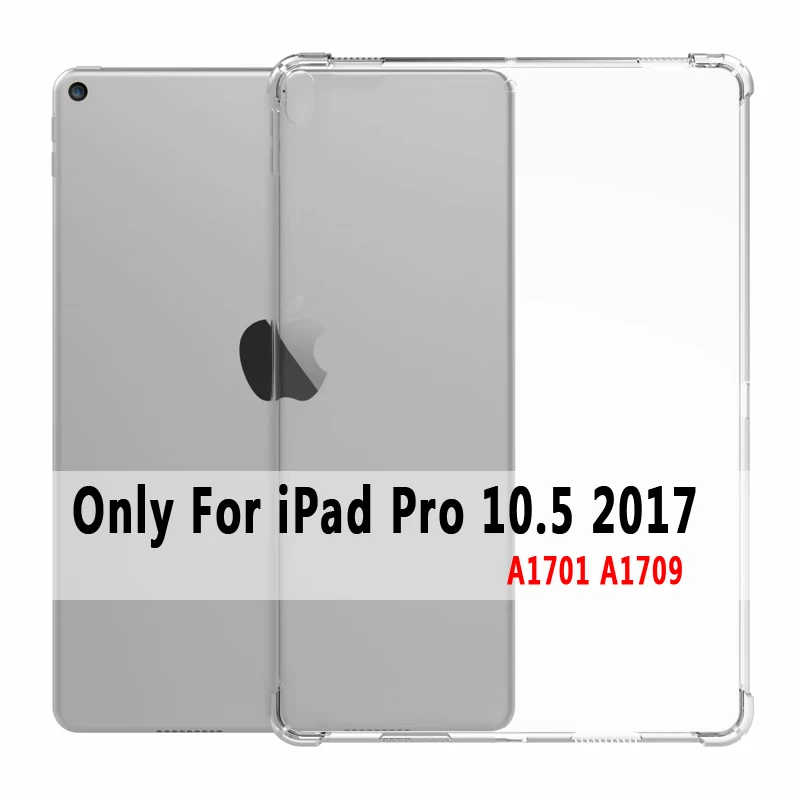 Ударопрочный прозрачный мягкий кремний прозрачный ТПУ чехол для Apple iPad Pro 10,5 iPad Air 3 10,5 чехол Coque Funda - Цвет: For iPad Pro 10.5