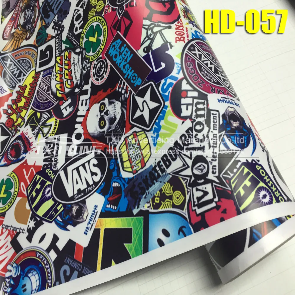 New arrival HD 057 Premium Bomb Vinyl Sticker For Car wrapping Bomb