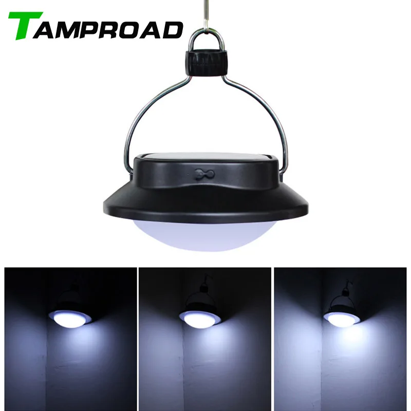 TAMPROAD Солнечная USB Перезаряжаемый походный фонарь фонарик Портативный водостойкий наружная аварийная лампа рыбалка аварийный свет