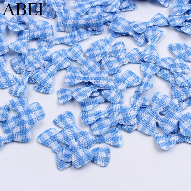 

500pcs mini fabric bow for Scrapbook Card Gift Box Decoration lovely small patch for Baby kids Clothing Shoes flower Accessories