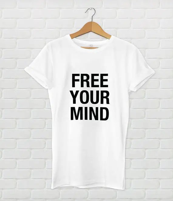 Liberez Votre Esprit Citation T Shirt Hypebeast Spirituel T Shirt Moletom Do Tumblr Decontracte Top T Shirts Top Tees Casual Topst Shirt Aliexpress