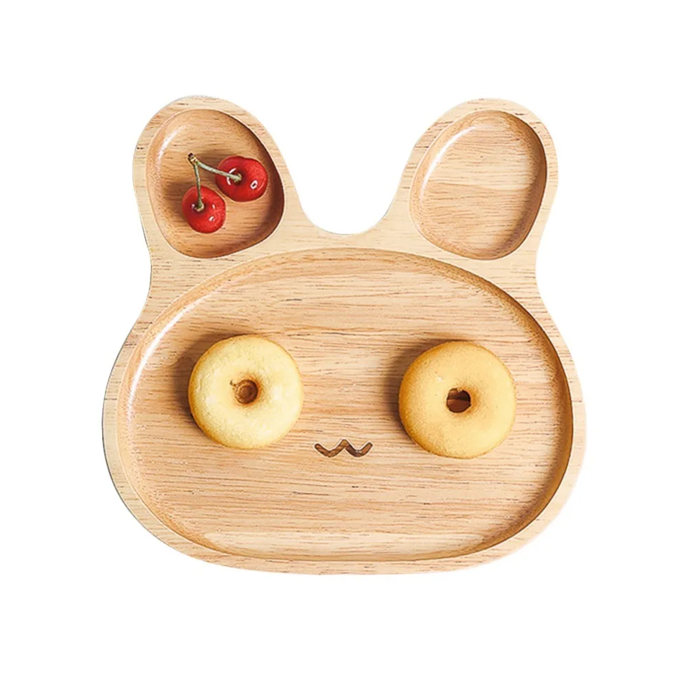 Cute Cartoon Innovative Rabbit-shaped Tray Natural Bamboo Baby Feeding Dessert tableware Plate kids children dinnerware dishes Cute Cartoon Innovative Rabbit-shaped Tray Natural Bamboo Baby Feeding Dessert tableware Plate kids children dinnerware dishes