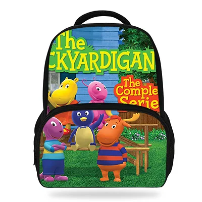 Мультфильм Backyardigans Детский рюкзак с милым рисунком детские книги Сумки Обувь для девочек школьные рюкзаки Детский сад сумка мальчивечерние