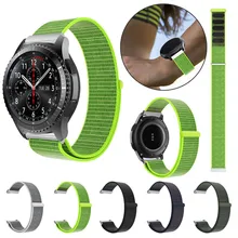 Роскошные часы с нейлоновым ремешком браслет ремешок для наручных часов для samsung Шестерни S3 Frontier замена Смарт-часы спортивные Товары аксессуары