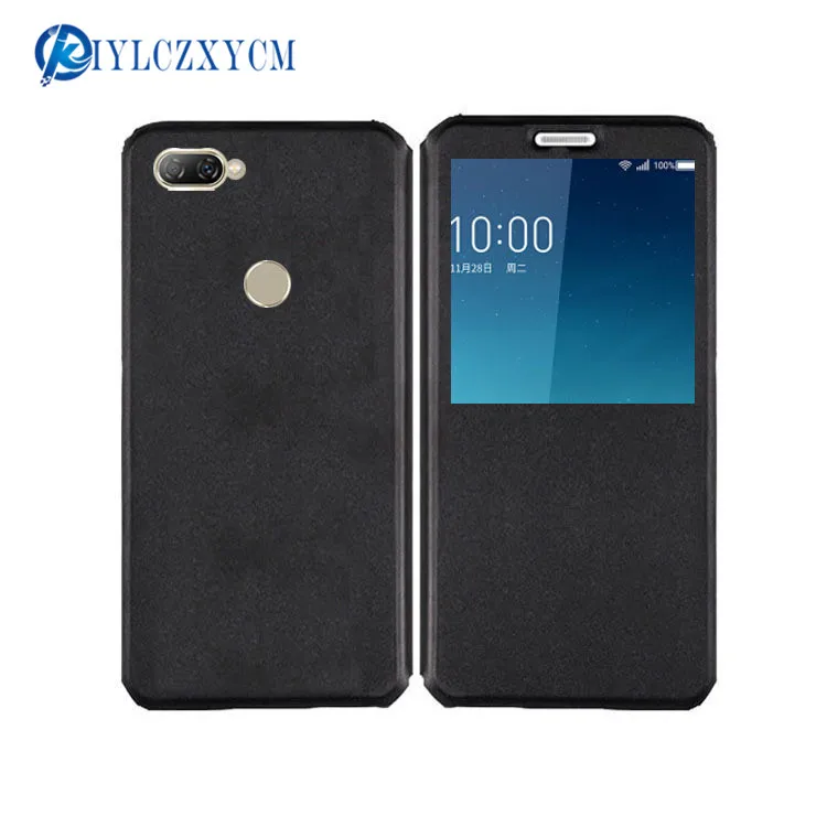 KIYLCZXYCM для huawei P Smart Case оригинальный вид окна флип кожаный чехол на enjoy 7 s 5 65 дюймов