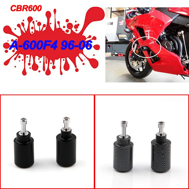 Для Honda CBR600 CBR 600 F2 F3 F4 F4I 91-98 96-06 Нет Cut рамки слайдер аварии колодки падение протектор 1991 1992 1993 1994 1995 1996