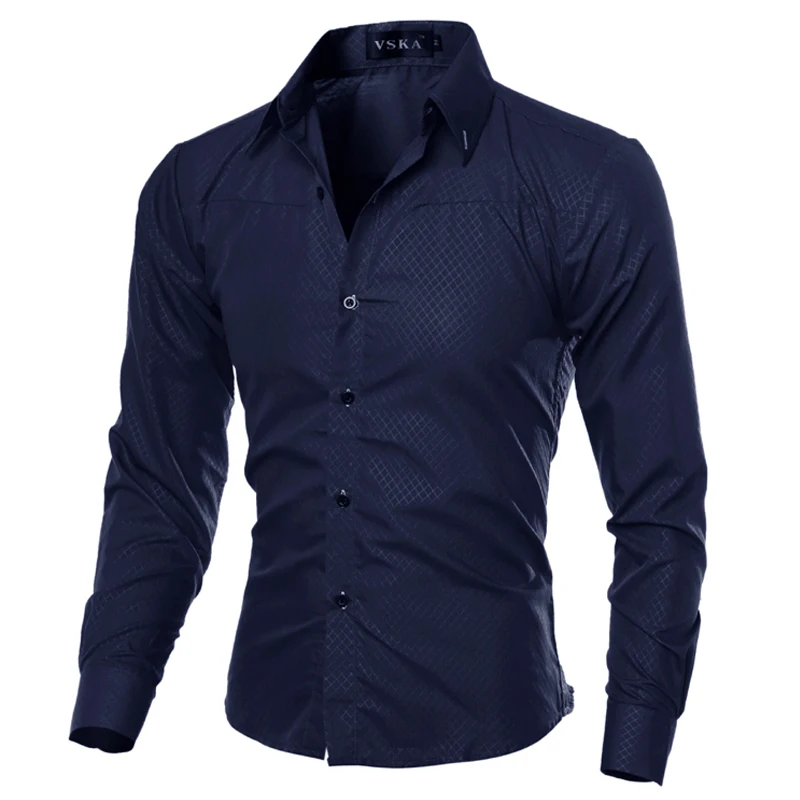 5XL زائد حجم العلامة التجارية ملابس القطن ملابس رجالي الصلبة لينة الرجال قميص ملابس رجالية بكم طويل قمصان عارضة سليم احتواء حار بيع