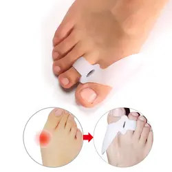 1 пара Hallux вальгусной ортопедические силиконовые корректор-разделитель для пальцев большой Носок Протектор Bone Thumb Педикюр Уход за ногами