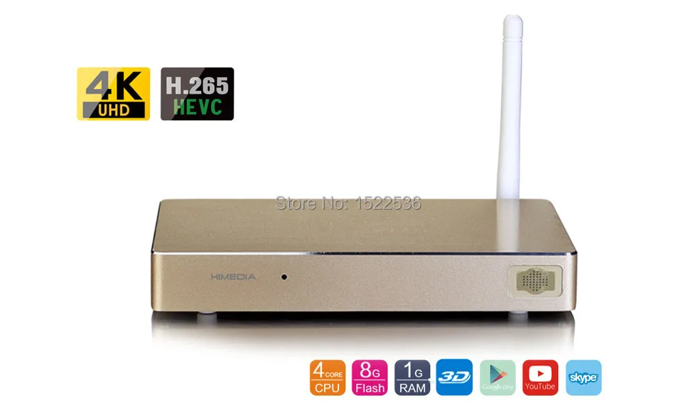 

HIMEDIA H8 II, 4-core / quad-core, Android TV Box, Home TV Network player, 3D 4K UHD Set-Top Box, free/fast shipping